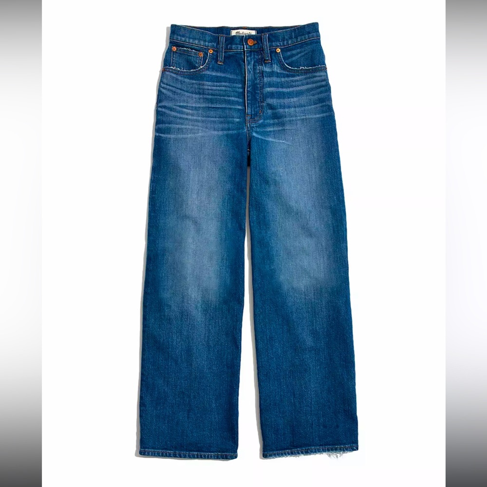 Madewell Wide-Leg Crop Jeans